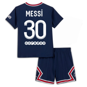 Camisetas de fútbol Paris Saint-Germain Lionel Messi 30 Niños 1ª equipación 2021-2022 - Manga Corta