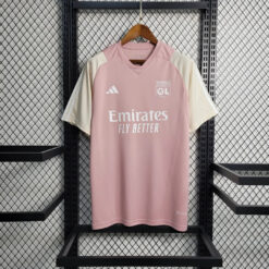 2023/2024 Lyon Training Wear Pink Football Shirt