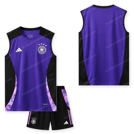 Germany Pre Match Purple Training Football Kit 2024