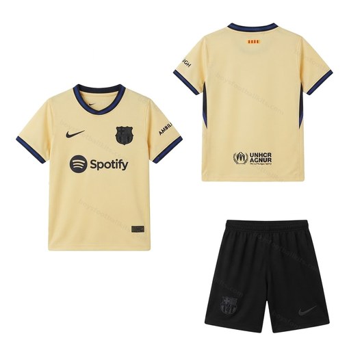 Barcelona Away Kids Football Kit 25/26
