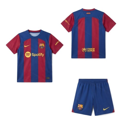 Barcelona Home Kids Football Kit 25/26