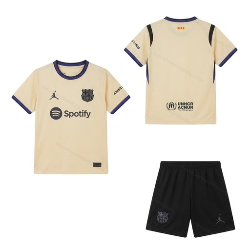Barcelona Third Kids Football Kit 25/26