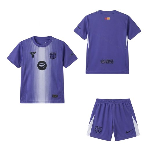 Barcelona Goalkeeper Purple Kids Football Kit 25/26