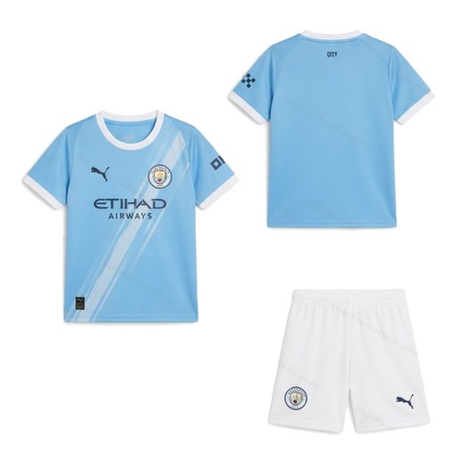 Manchester City Home Kids Football Kit 25/26