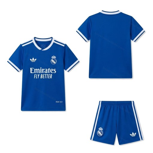 Real Madrid Third Kids Football Kit 25/26