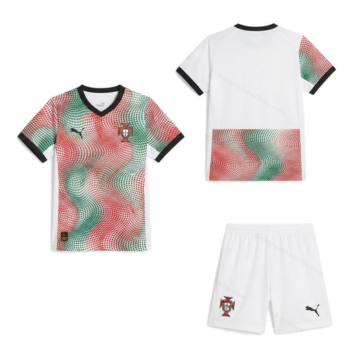 Portugal Away Kids Football Kit 2025
