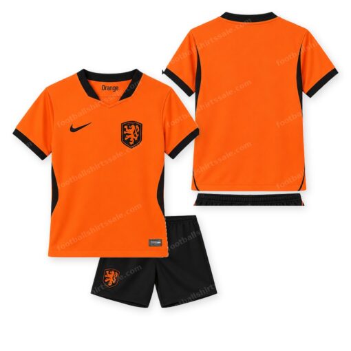Netherlands Home World Cup Kids Football Kit 2026