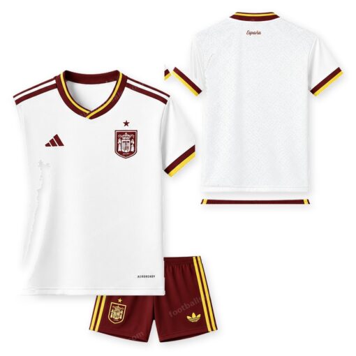 Spain Away World Cup Kids Football Kit 2026