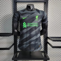 2023/2024 Liverpool Goalkeeper Black Soccer Jersey 1:1 Thai Quality - Player Version