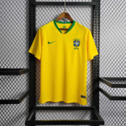 2018 Retro Brazil Football Jersey Home