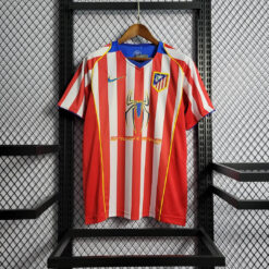 2004/2005 Retro Atletico Madrid Home Soccer Jersey 1:1 Thai Quality