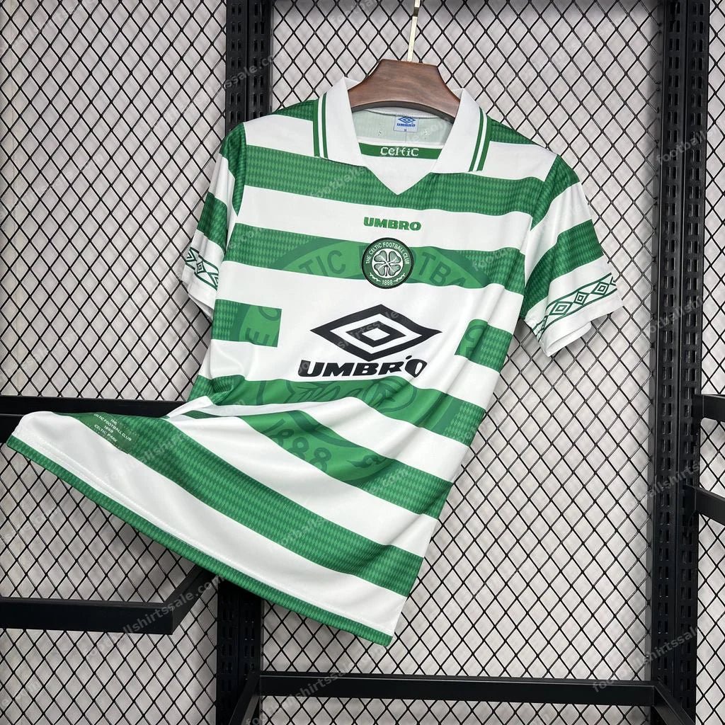1998/99 Celtic FC Home Football Shirt - Detail 1