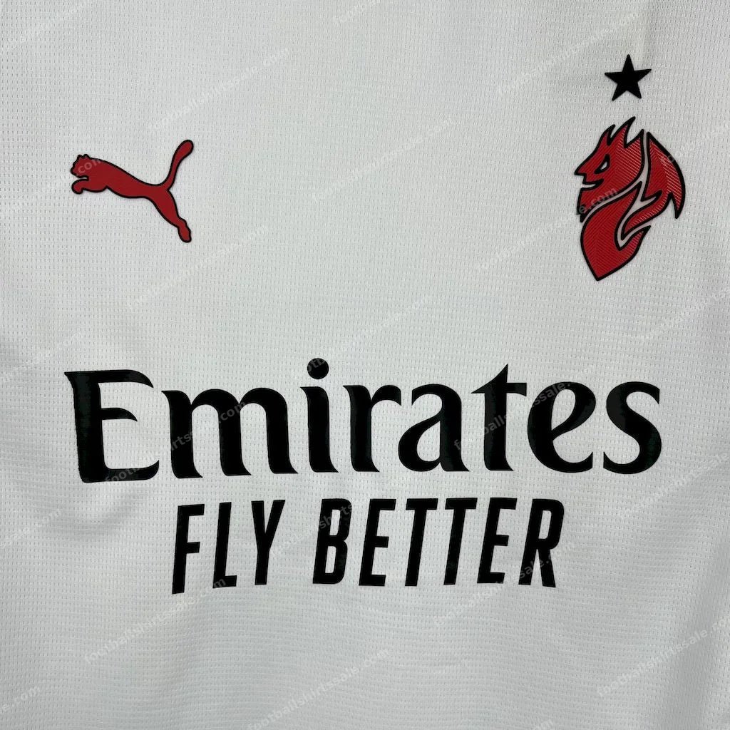 2025/2026 AC Milan Away Football Shirt - Detail 2