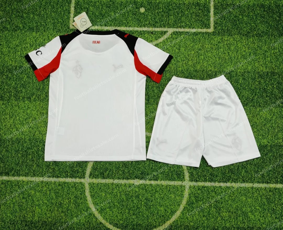 2025/2026 AC Milan Away Football Shirt Kids Size - Detail 1