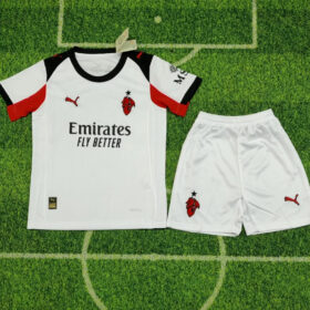 2025/2026 AC Milan Away Football Shirt Kids Size
