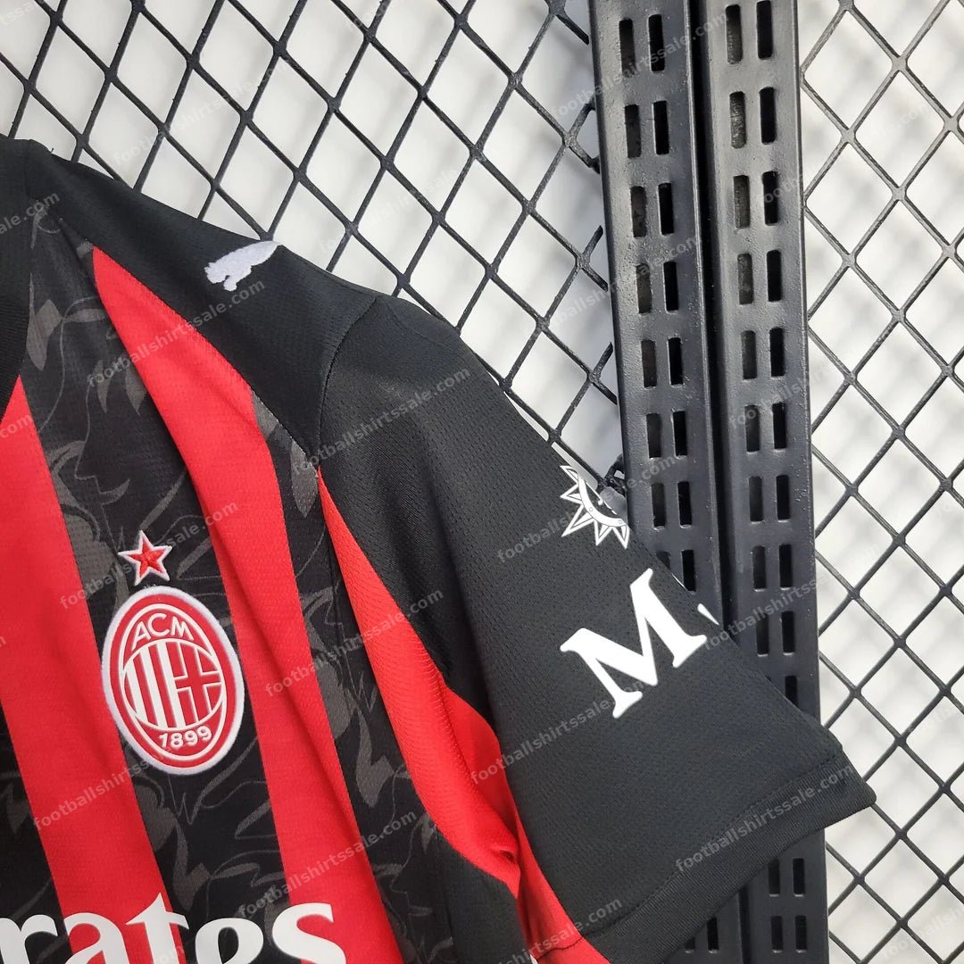 2025/2026 AC Milan Home Football Shirt - Detail 4