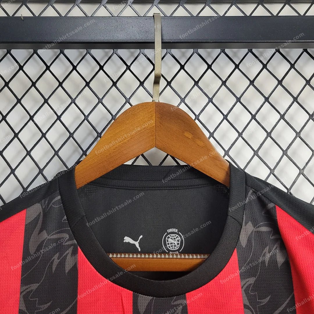 2025/2026 AC Milan Home Football Shirt - Detail 7