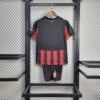 2025/2026 AC Milan Home Football Shirt Kids Size - Detail 1