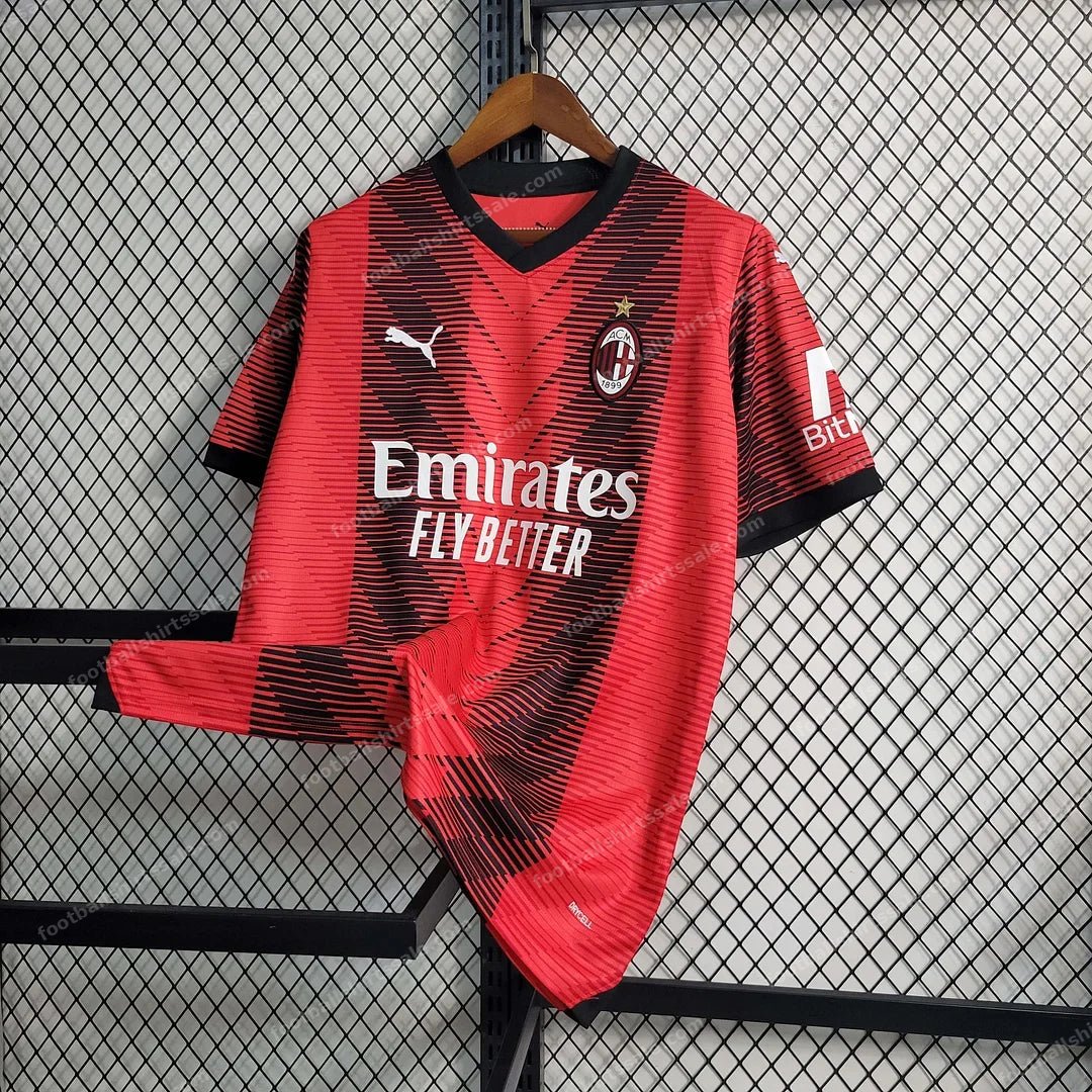 2023/2024 AC Milan Home Soccer Jersey 1:1 Thai Quality - Detail 2