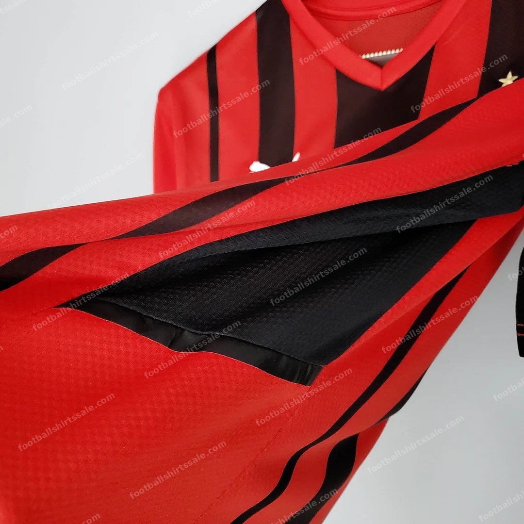 AC Milan Soccer Jersey Home 2021/2022 Retro 1:1 Thai Quality - Detail 4