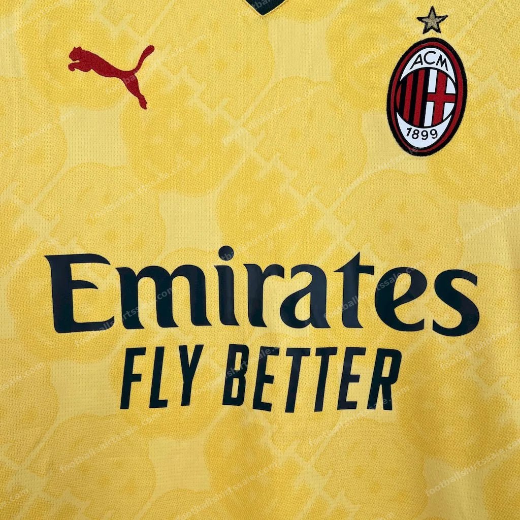 2025/2026 AC Milan Third Away Football Shirt - Detail 4