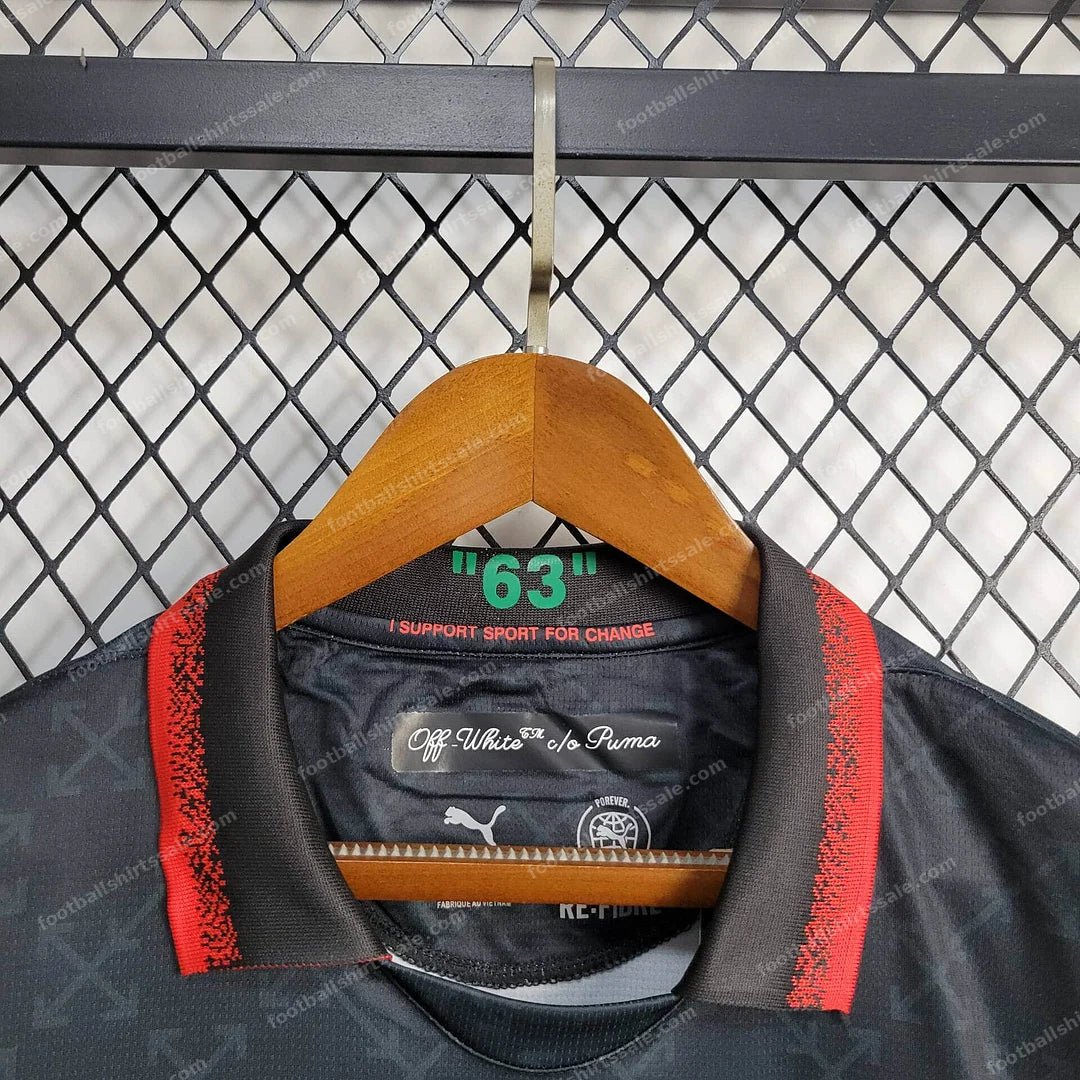 2024/2025 AC Milan x OFF-WHITE Football Shirt - Detail 8