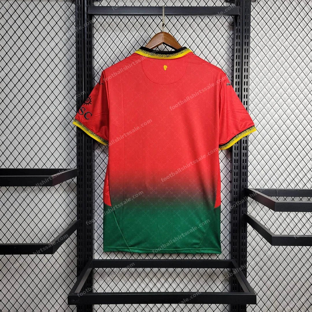 2024/2025 AC Milan x OFF-WHITE Red Football Shirt - Detail 1