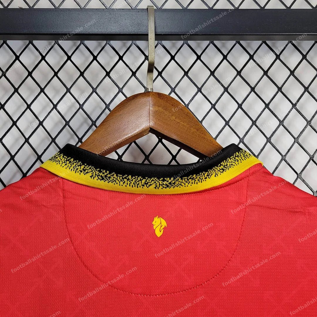 2024/2025 AC Milan x OFF-WHITE Red Football Shirt - Detail 6