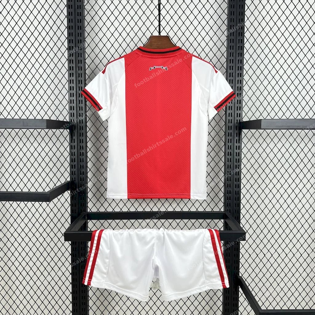 2025/2026 Ajax Home Football Shirt Kids Size - Detail 1