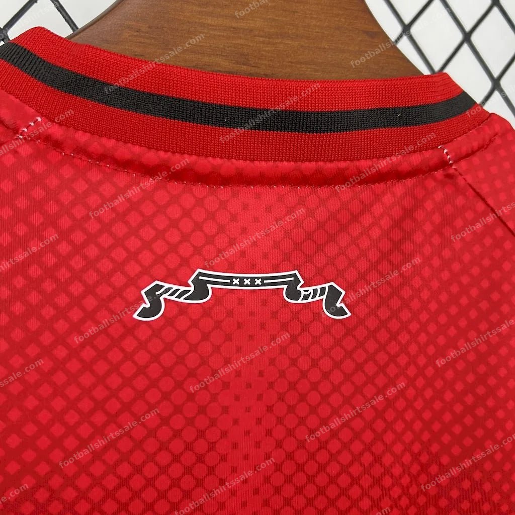 2025/2026 Ajax Home Football Shirt Kids Size - Detail 5