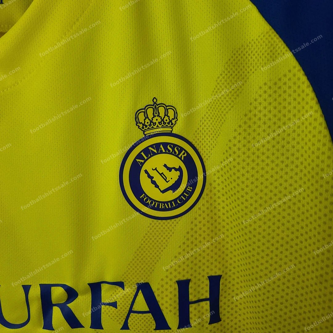 2022/2023 Al-Nassr Home Football Shirt - Detail 7