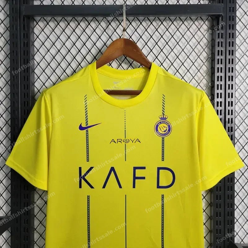 2023/2024 Al-Nassr Home Football Shirt - Detail 2