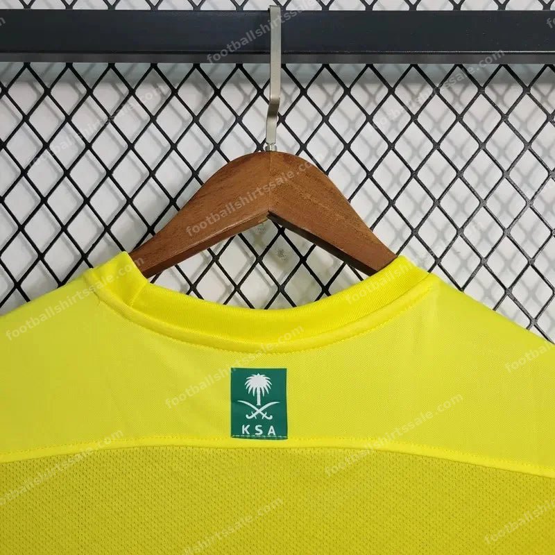 2023/2024 Al-Nassr Home Football Shirt - Detail 3