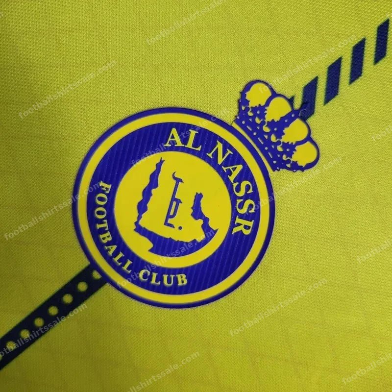 2023/2024 Al-Nassr Home Football Shirt - Detail 4