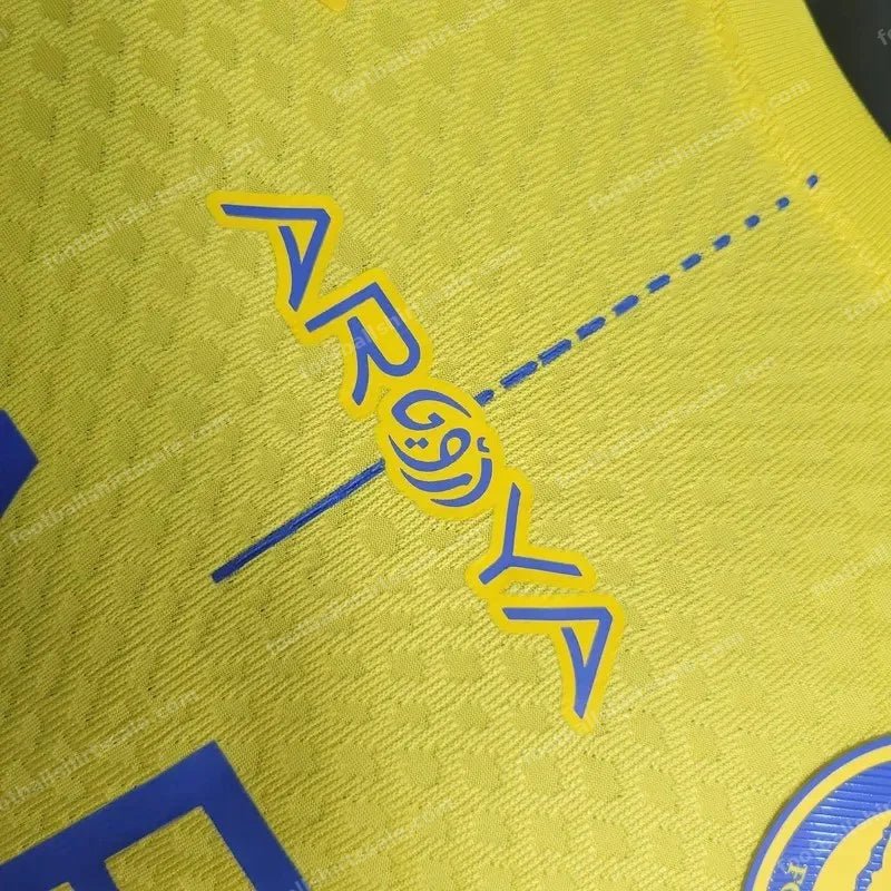 2023/2024 Al-Nassr Home Football Shirt – Player Version - Detail 4