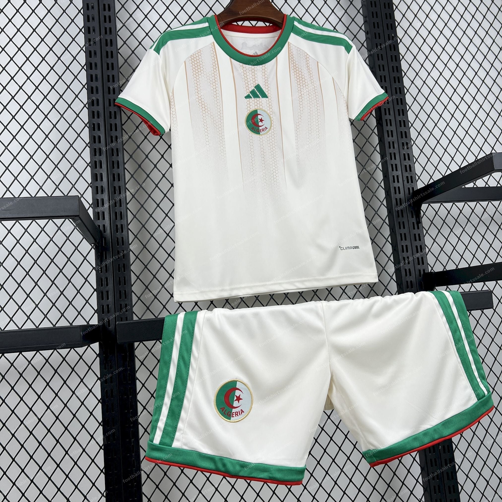 2026 Algeria Home World Cup Football Jersey Kids Size - Detail 2