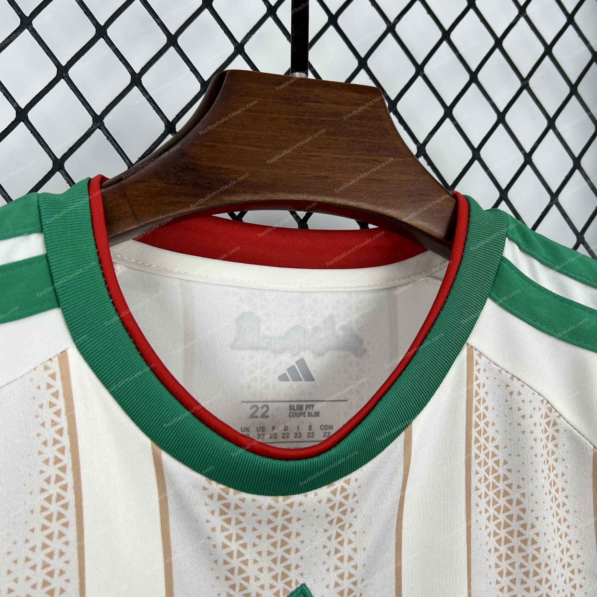 2026 Algeria Home World Cup Football Jersey Kids Size - Detail 3