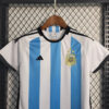 2022 Argentina Home Football Shirt Kids Size - Detail 2