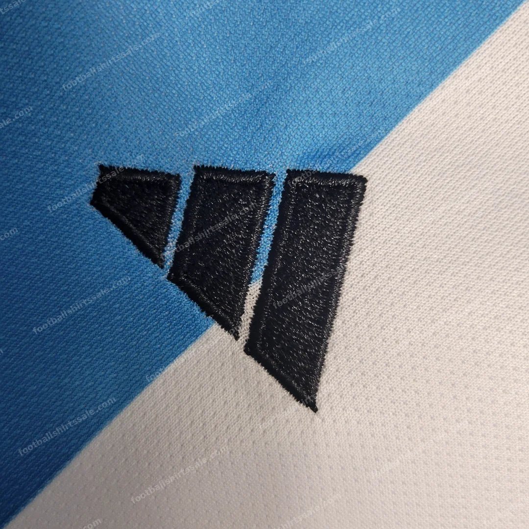 2022 Argentina Home Football Shirt Kids Size - Detail 3