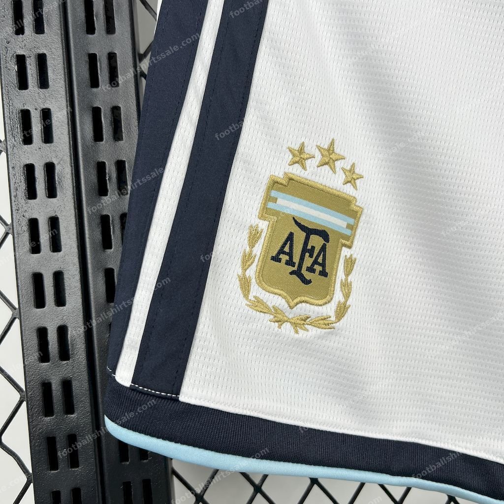 2026 Argentina Home World Cup Shorts - Detail 2