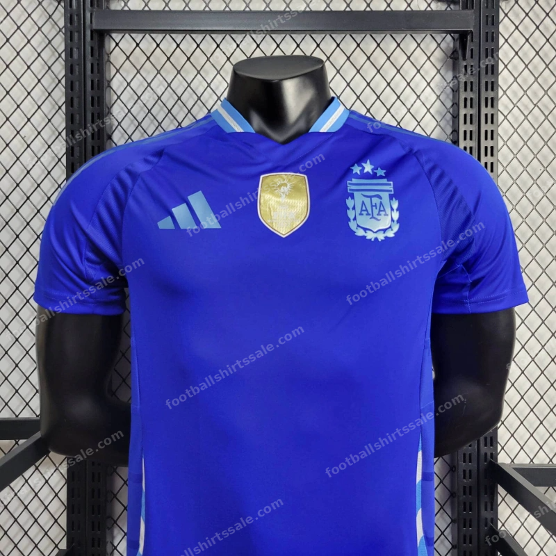2024 Argentina National Team Away Soccer Jersey – Player Version - Detail 2