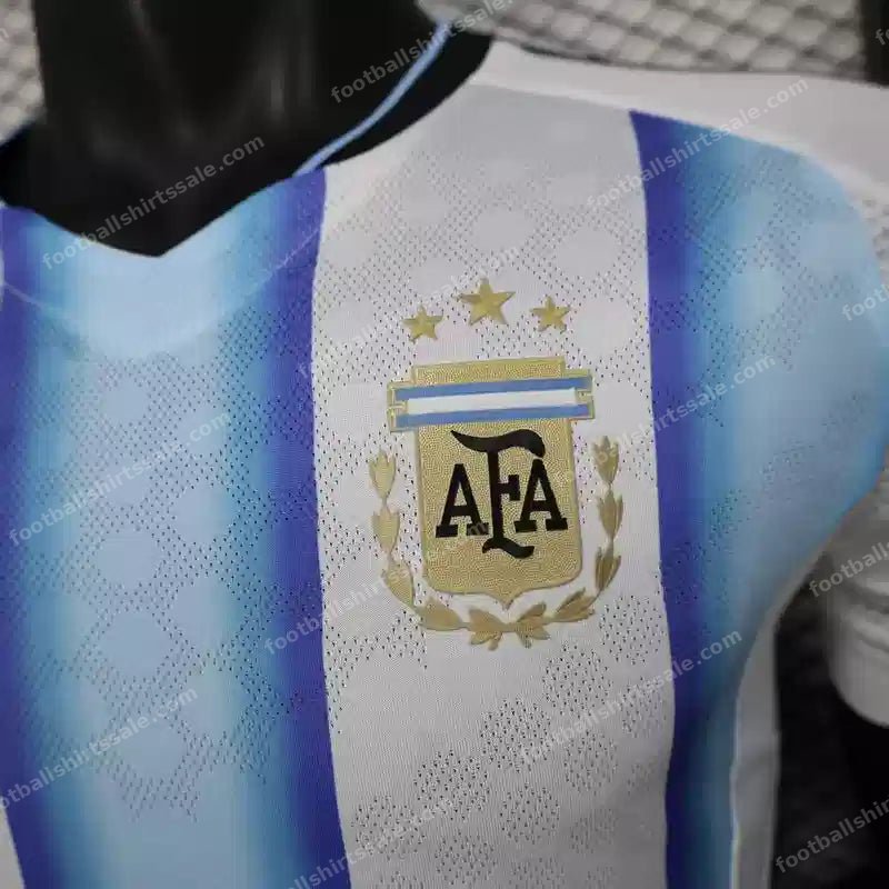 2026 Argentina Player Version Football Jersey Home - Detail 3