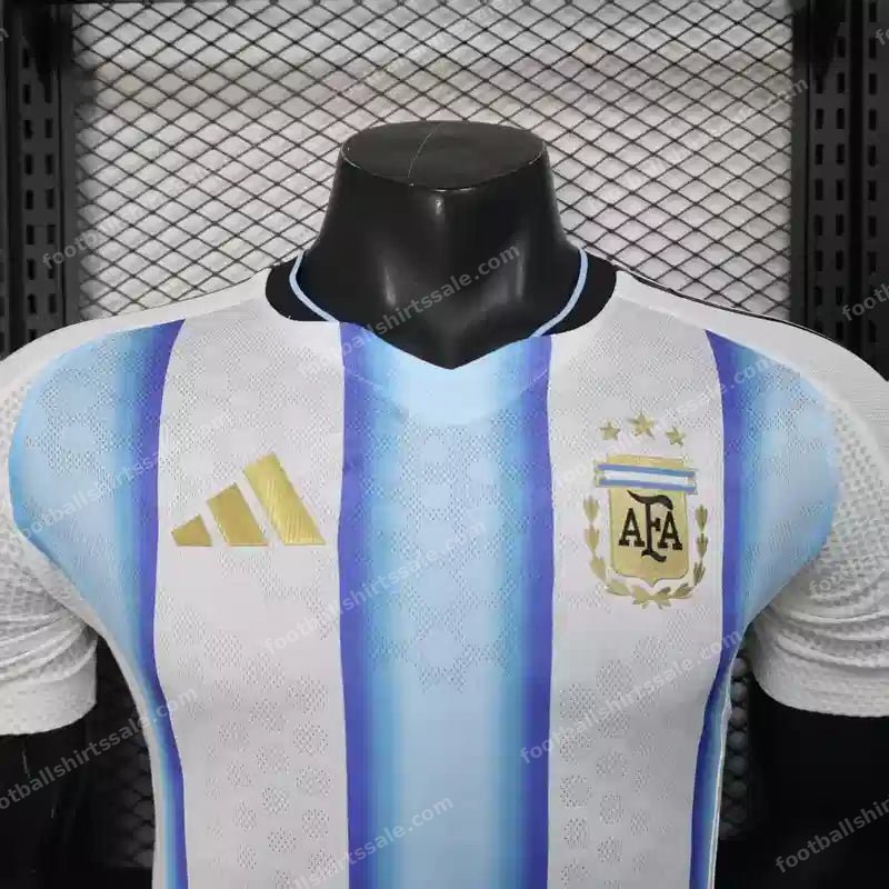 2026 Argentina Player Version Football Jersey Home - Detail 4