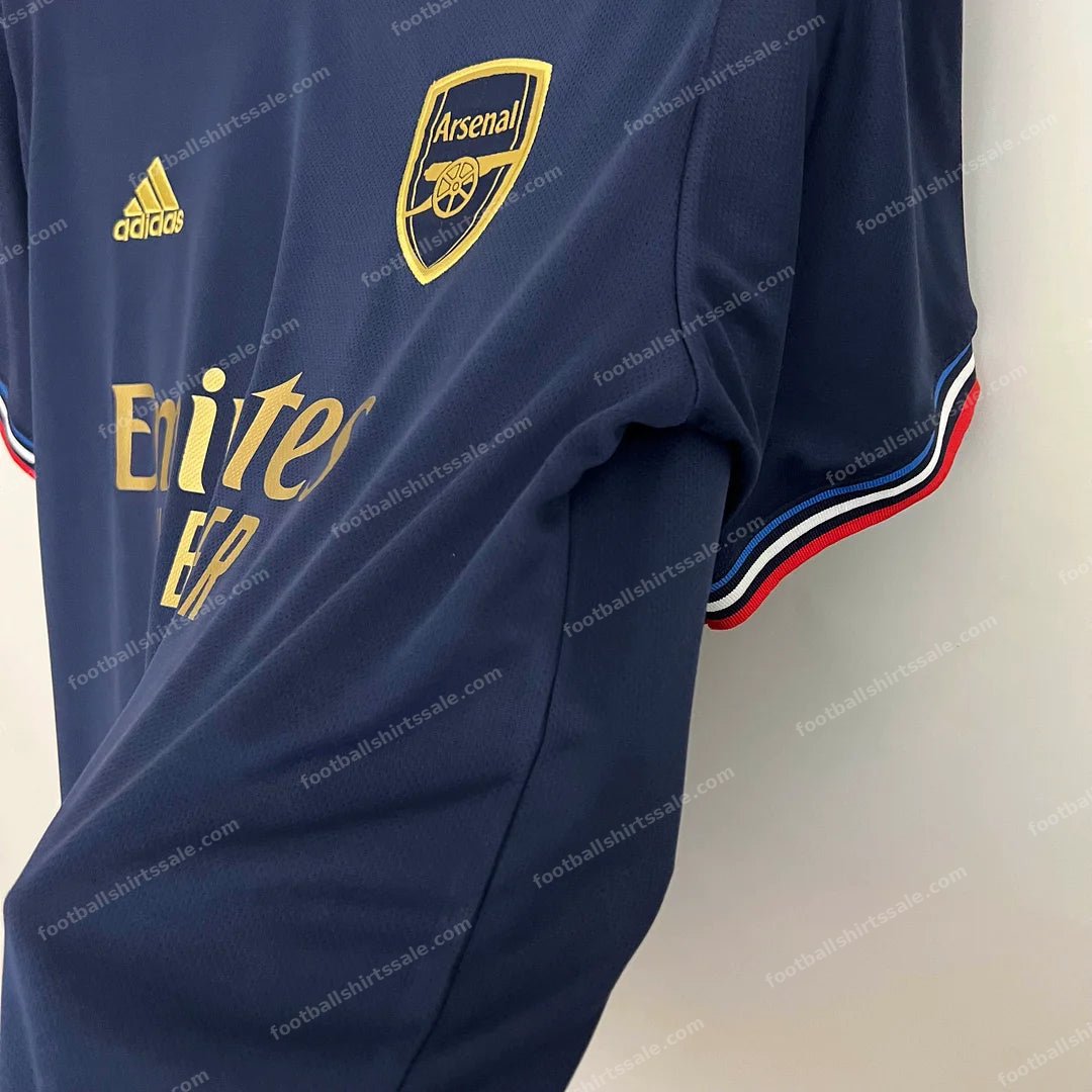 2023 Arsenal French Special Edition Blue Soccer Jersey - Detail 5