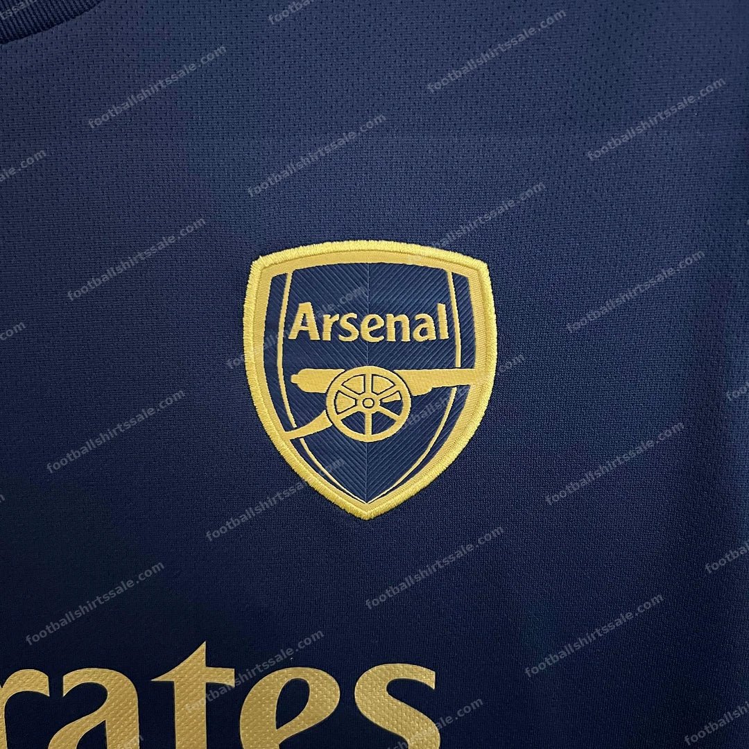 2023 Arsenal French Special Edition Blue Soccer Jersey - Detail 6