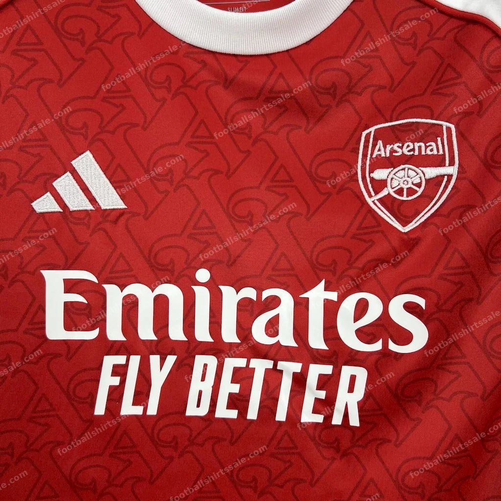 2025/2026 Arsenal Home Football Shirt Kids Size - Detail 2