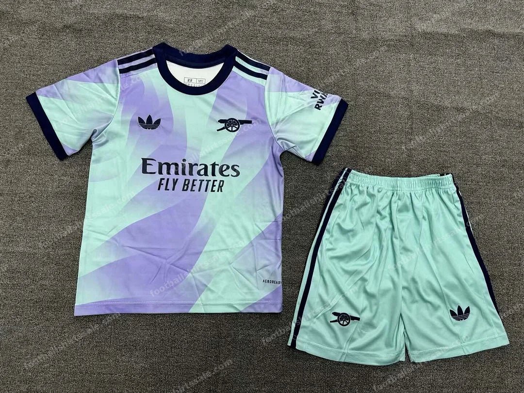 2024/2025 Arsenal Third Away Football Shirt 1:1 Thai Quality Kids Size