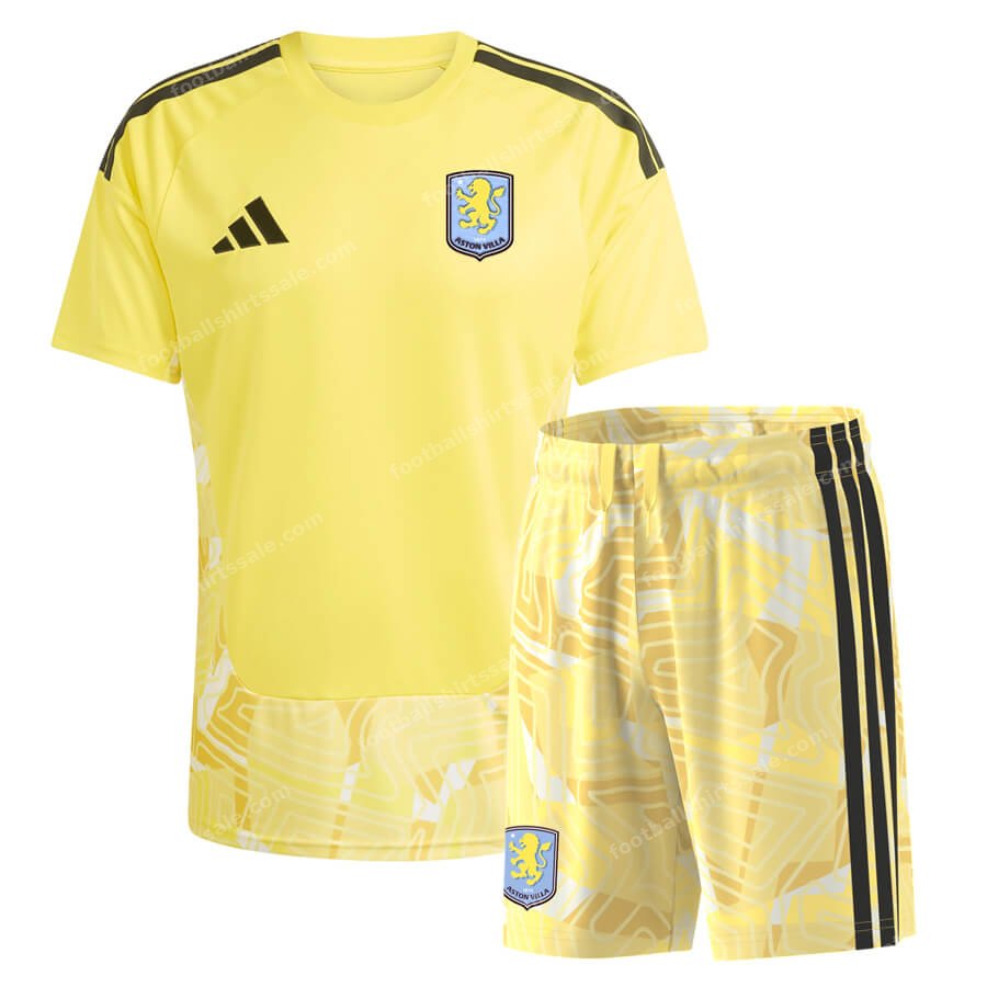 Aston Villa Kids Goalkeeper Kit 26/27 – Yellow