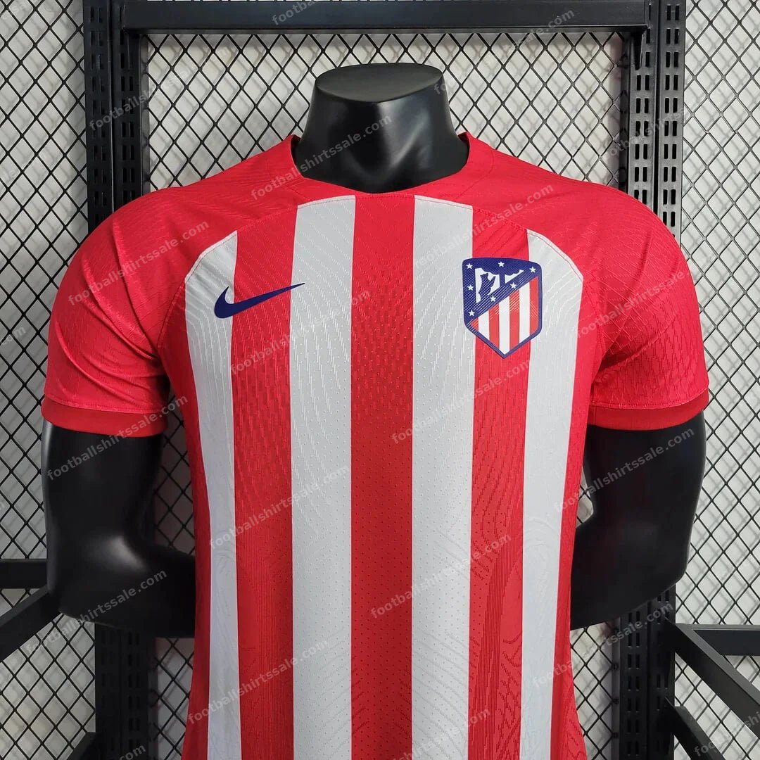 2023/2024 Atletico Madrid Home Soccer Jersey 1:1 Thai Quality – Player Version - Detail 2