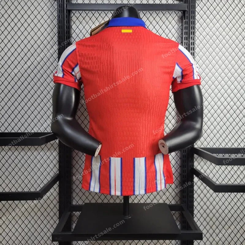 2024/2025 Atletico Madrid Home Soccer Jersey 1:1 Thai Quality – Player Version - Detail 1